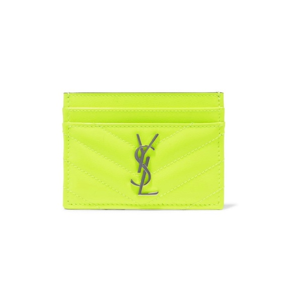 neon yellow ysl bag